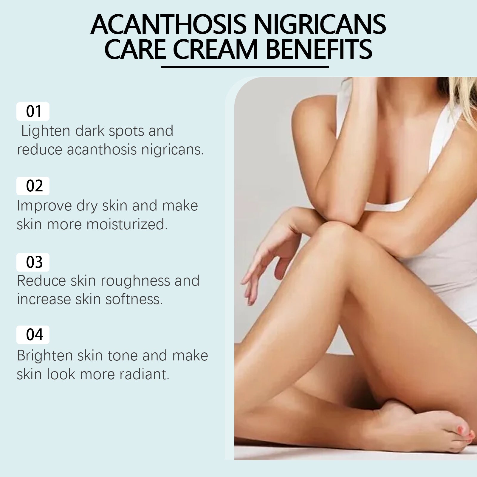Wiyun Acanthoderma Nigricans Care Cream Soft Moist, Hydrating, Refreshing And Improving Dry And Tender Skin Body Care Cream - 5 - CJ