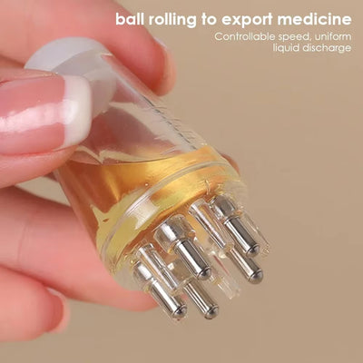 Mini Medicine Guide Comb Roller Ball Massage Comb Scalp Medicine Liquid Applicator For Hair Growth And Strong Roots - 5 - CJ