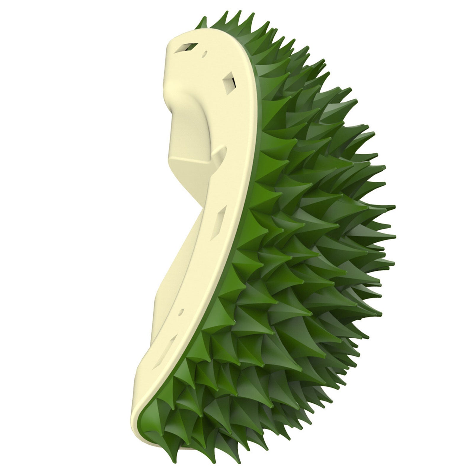 Durian Cat Brush, Dog Cat Self Groomer, Wall Corner Scratcher Massage Combs Durian Shape Molars Eat Slowly Toys Multifunctional Scratch Massager Tool Pets Clean Teeth Healthy Toys - 5 - CJ