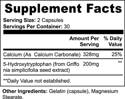 5 - HTP Supplement Boost Serotonin For Better Sleep, Mood, And Anxiety Relief - 5 - CJ