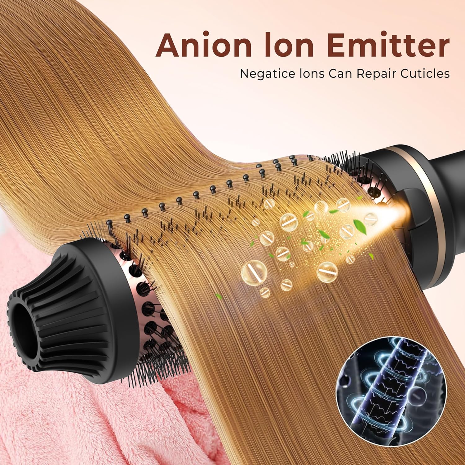 Hot - Air Brushes Thermal Brush 1.5 Inch Curling Iron Volumizing Brush - 5 - CJ