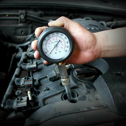 Petrol Engine Cylinder Pressure Tester For Car Compression Test Gauge Kit Set UK - 5 - CJ