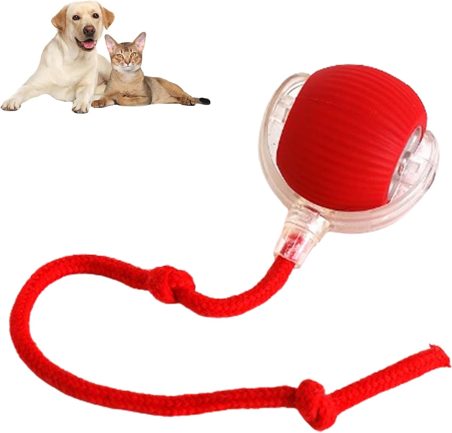 Rolling Ball Ball For Dogs Doggie Ball Interactive Dog Smart Ball Toy Interactive Cat Ball Toy 360  Smart Automatic Rolling Pet Ball - 4 - CJ