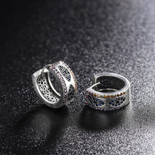 Sterling Silver 925 Ring Women's Luxury Small Group Full Diamond Wide Edition Earrings - 4 - https://x.com/titan_prim62775J