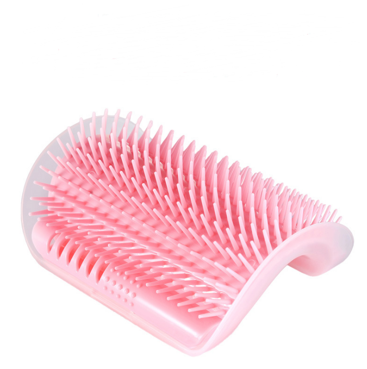 Cat Self - Grooming Brush Pet Wall Rubbing Device - 0 - CJ - Pink - CJJJCWMY00001 - Pink