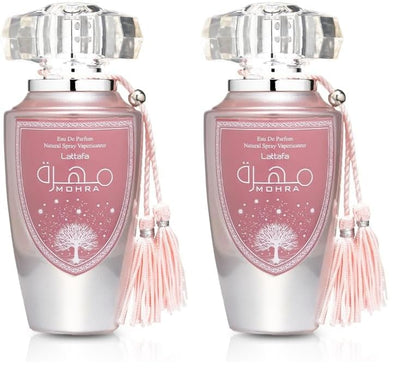 Lattafa Mohra Silky Rose by Lattafa 3.4 oz Eau De Parfum Spray (Unboxed) for Women