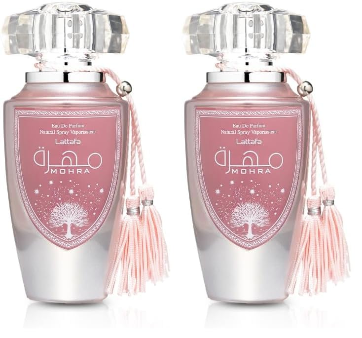 Lattafa Mohra Silky Rose by Lattafa 3.4 oz Eau De Parfum Spray (Unboxed) for Women