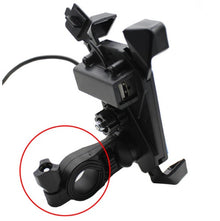 Motorcycle mobile phone holder shockproof with electric universal charger - 0 - CJ