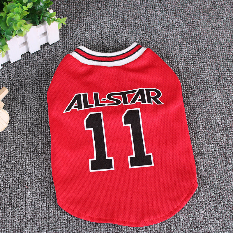 Hot World Cup Ball Spring And Summer Dog Vest Pet Supplies - 0 - CJ