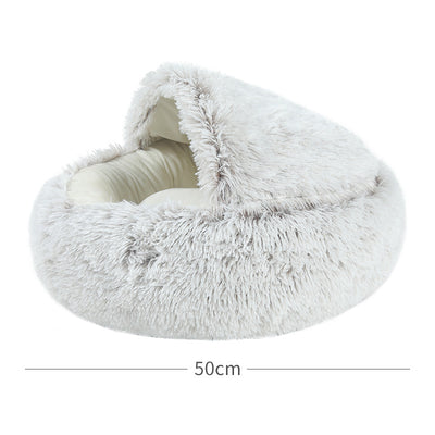 Crystal velvet warm round half - pack cat litter - 0 - CJ