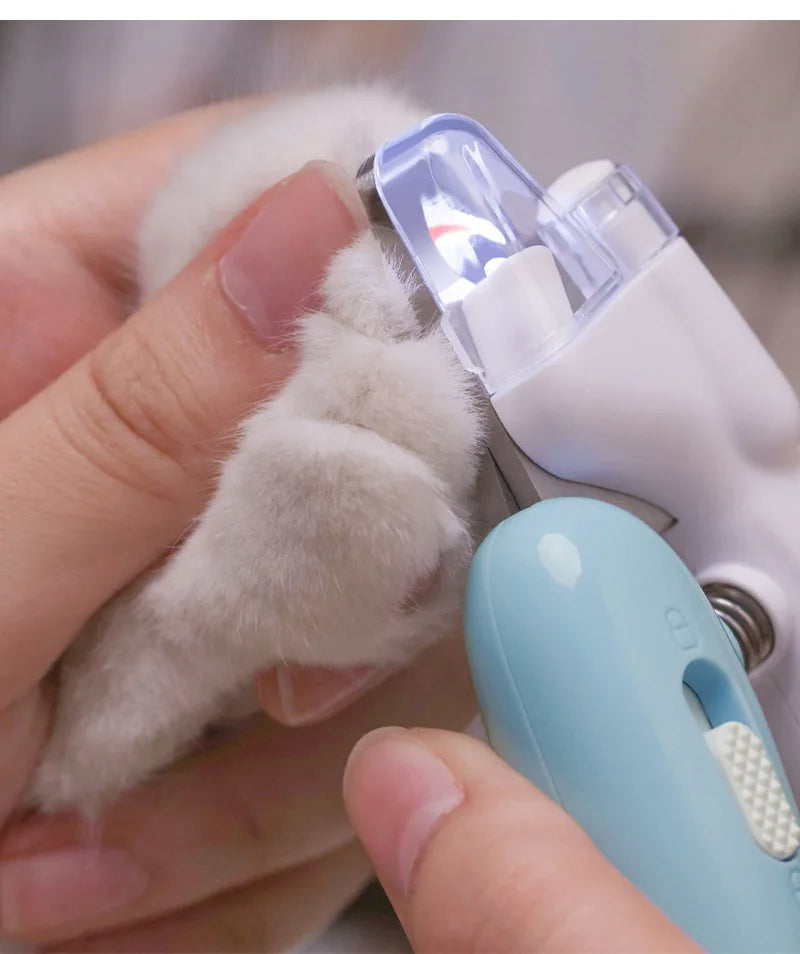 Pet Nail Clippers Dog Nail Clippers Cat Nail Clippers LED Electric Nail Grinder Pet Supplies LED Light Pet Nail Clippers - 0 - CJ