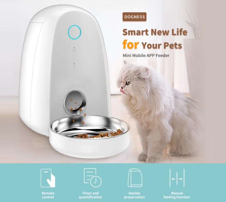 2L Automatic WiFi Smart App Feeder Food Dispenser for Small Dog Cat Pet - 0 - CJ