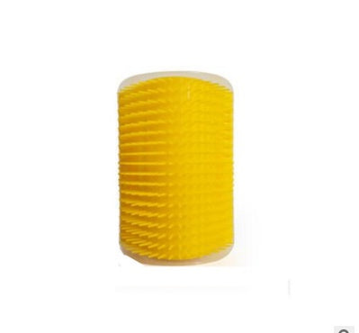 Cat Self - Grooming Brush Pet Wall Rubbing Device - 0 - CJ - Yellow - CJJJCWMY00001 - Yellow