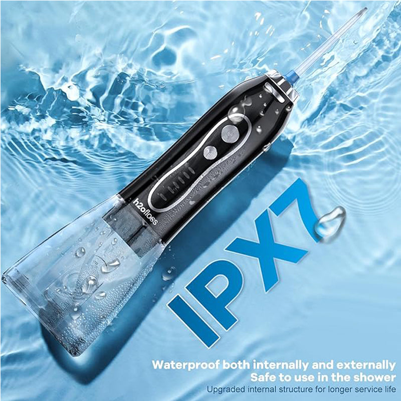 Water Dental Flosser Teeth Pick Portable Oral Irrigator With 5 Modes IPX7 - 5 - CJ