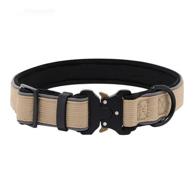 Tactical Dog CollarHarness Reflective Adjustable - 0 - CJ