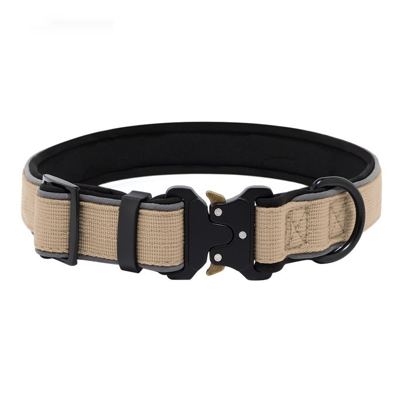 Tactical Dog CollarHarness Reflective Adjustable - 0 - CJ