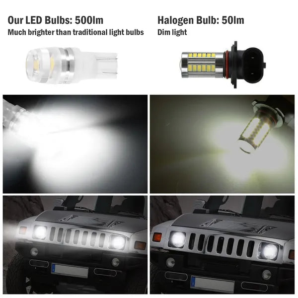 20Pcs LED Car Light Bulbs T10 2323SMD 6500K White Auto Lamps Replacement For Dome Map Door Trunk Signal License Plate - 5 - CJ