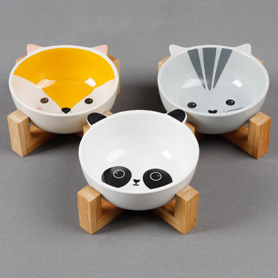 Protect Cervical Spine Cat Food Bowl Cat Food Bowl Pet Bowl - 0 - CJ
