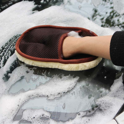 Car type soft hair car wash cleaning gloves car motorcycle car wash car care cleaning tools - 0 - CJ