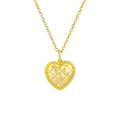 Vintage Frosted Heart Suit Women - 4 - CJ - Love pendant - CJLX1655784 - Love pendant
