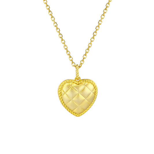 Vintage Frosted Heart Suit Women - 4 - CJ - Love pendant - CJLX1655784 - Love pendant