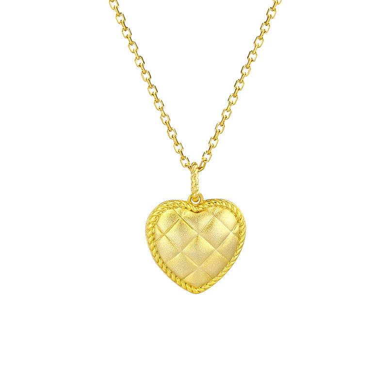 Vintage Frosted Heart Suit Women - 4 - CJ - Love pendant - CJLX1655784 - Love pendant
