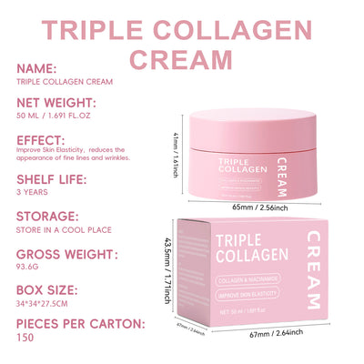 Triple Collagen Egg White Icing 50ml Neutral Package Triple Collagen Cream - 0 - CJ