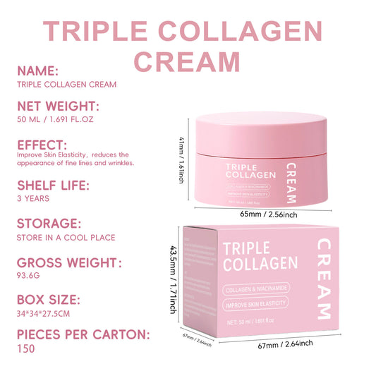 Triple Collagen Egg White Icing 50ml Neutral Package Triple Collagen Cream - 0 - CJ