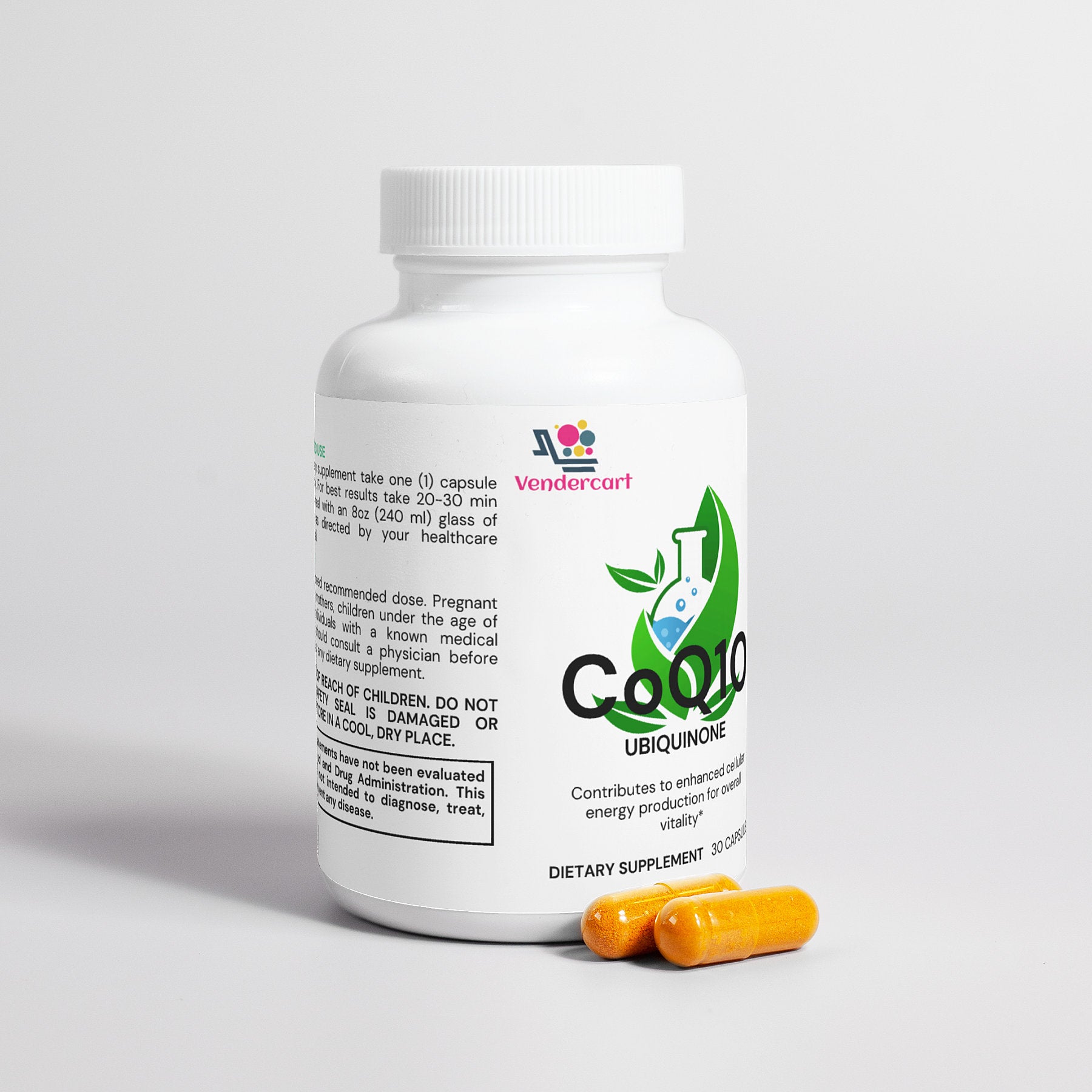 CoQ10 UBIQUINONE 30 CAPSULES - 5 - CJ