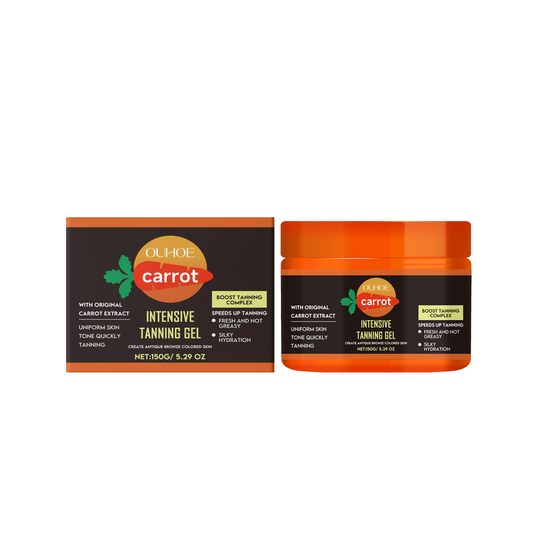 OUHOE Carrot Tanning Gel, Hydrating, Light And Easy To Absorb, Nourishing And Caring Skin Tanning Gel - 5 - CJ