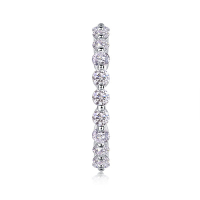 1Row Of Diamonds, Moissanite Rings, Silver Rings, Luxury Fashion Rings Prohibit TikTok sales - 5 - CJ