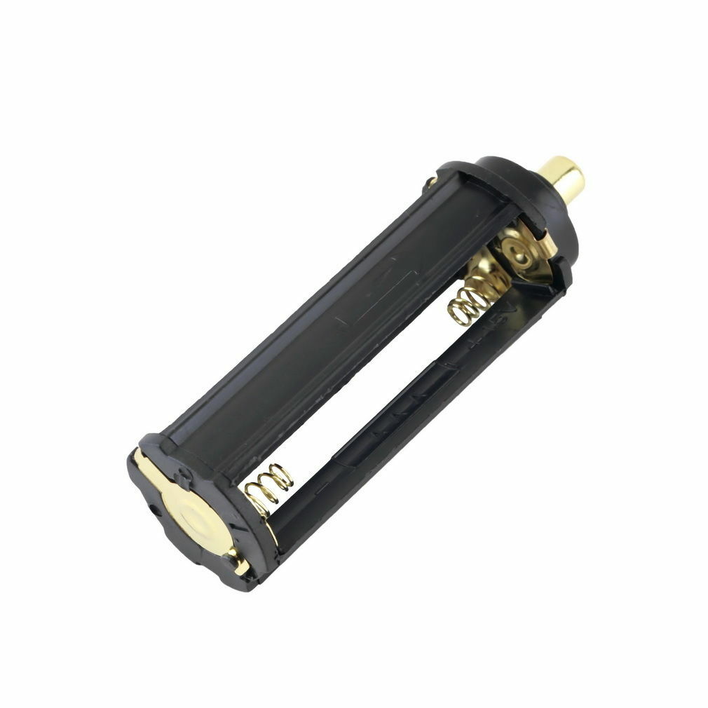 10pc 3 AAA Battery Holder Case Cylindrical Case Plastic For Flashlight Round Circular - 5 - CJ