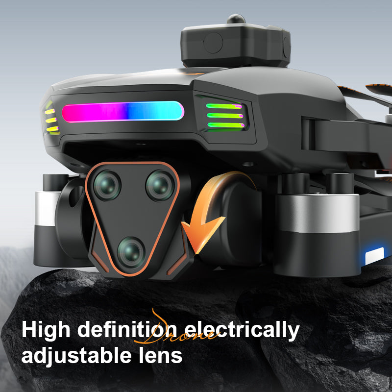 2026 New Foldable Four - axis Aerial Photography Drone X01 With 4.5 - inch Independent Display, Equipped With Dual Camera, WIFI USB Charging, Remote Control, Electric Adjustable Camera, Support Multi - angl - 5 - CJ
