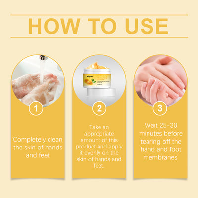 Wiyun Milk And Honey Pulls The Hand And Foot Mask, Gently Cleans Dead Skin, Restores Moisture And Nourishes Delicate Hands And Feet Skin - 5 - CJ