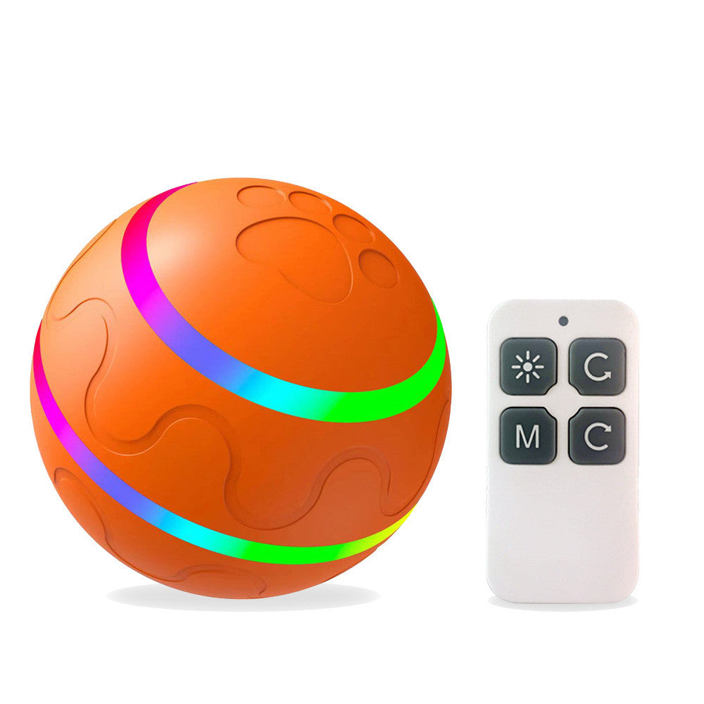 Pet New Cat Wicked Ball Toy Intelligent Ball USB Cat Toys Self Rotating Ball Automatic Rotation Ball - 0 - CJ