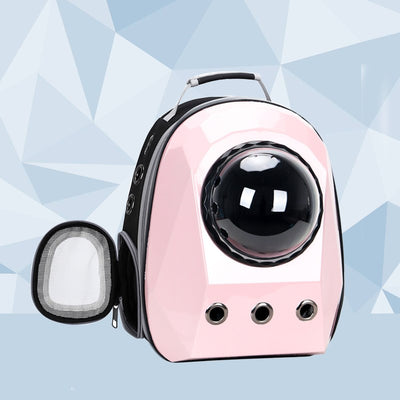 Cat Carrier Bags Breathable Pet Carriers Dog Cat Backpack Travel Space Capsule Cage Pet Transport Bag Carrying Portable Outdoor - 0 - CJ