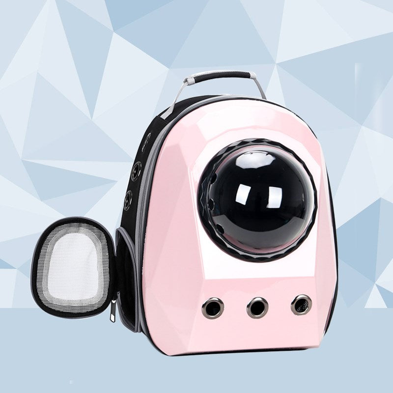 Cat Carrier Bags Breathable Pet Carriers Dog Cat Backpack Travel Space Capsule Cage Pet Transport Bag Carrying Portable Outdoor - 0 - CJ