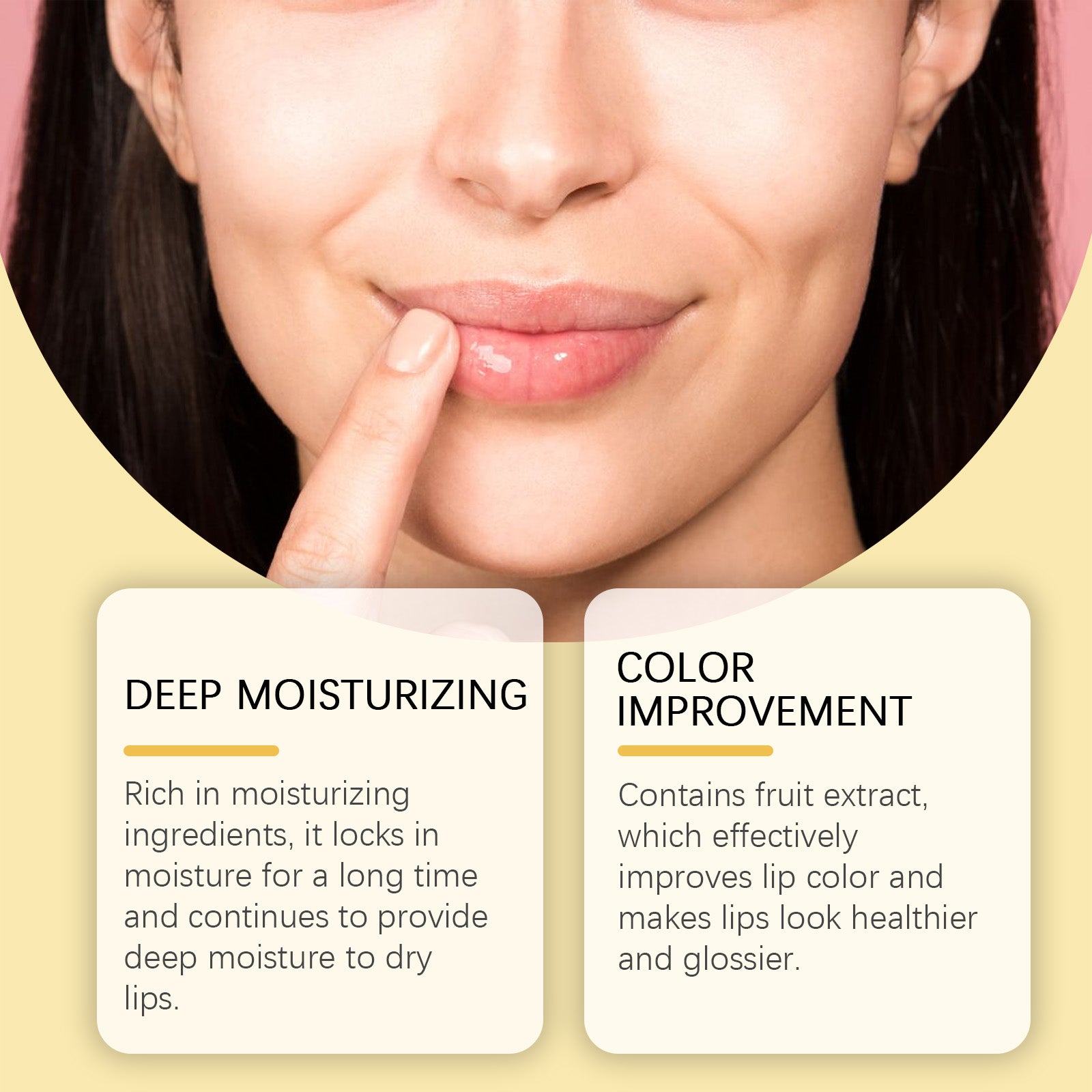 Hoygi Propolis Lip Mask, Fade Lip Lines, Anti - Crack Lip Balm Moisturizing Lip Care Lip Mask - 5 - CJ