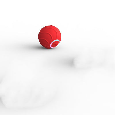 Smart Cat Toys Rolling Ball Pet Cat Owner Interactive Pets Toys Automatic Bouncing Ball USB Self Hi Teasing Kittens Jumping Ball - 0 - CJ - Red - CJMY194834802BY