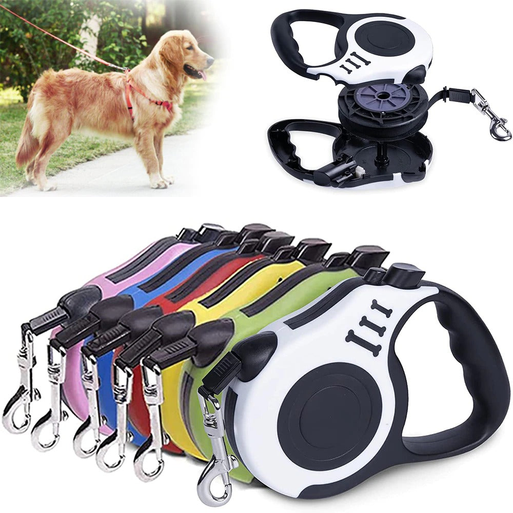 3m And 5m Durable Dog Leash Automatic Retractable Nylon Cat Lead Extension Puppy Walking Running Lead Roulette For Dogs Pet Products - 5 - CJ