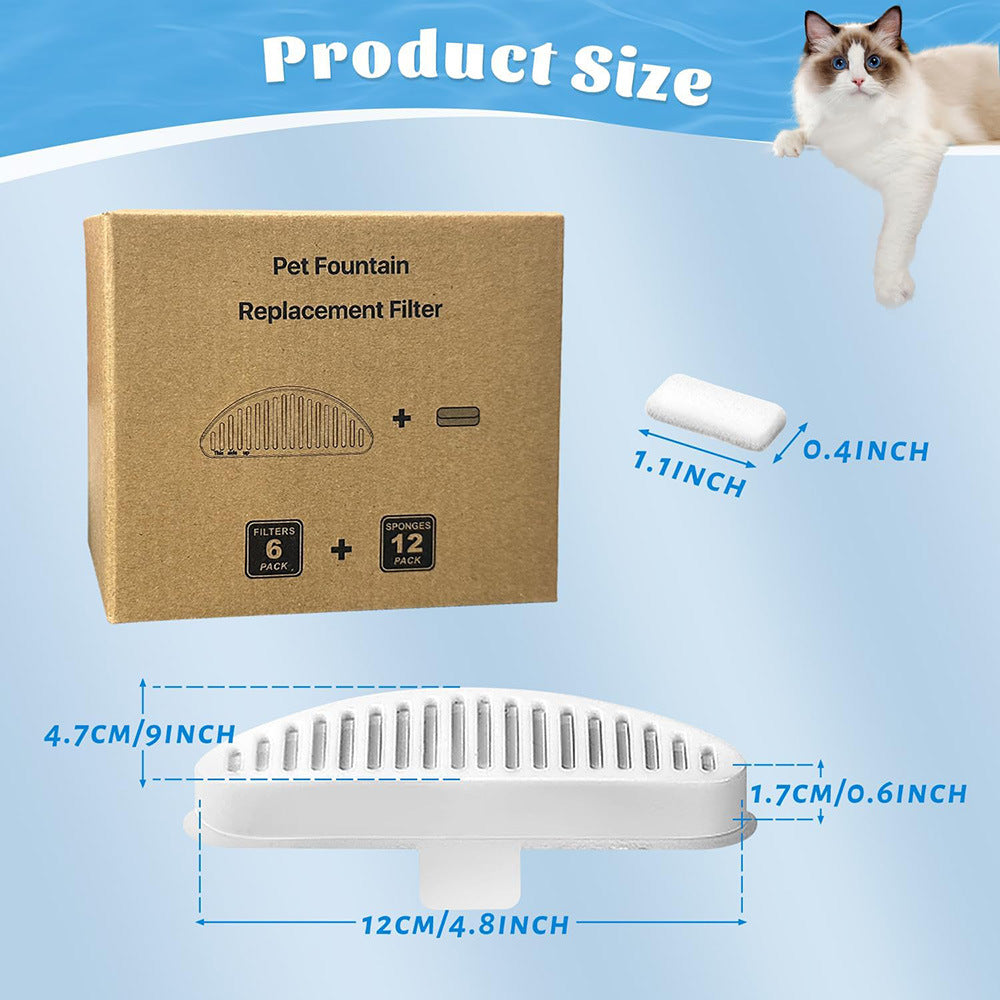 Pet Water Fountain Filter Kit - 0 - CJ
