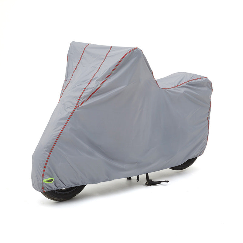 Thick motorcycle cover - 0 - CJ - Silver red - M - CJQCMTQT00042 - Silver red - M
