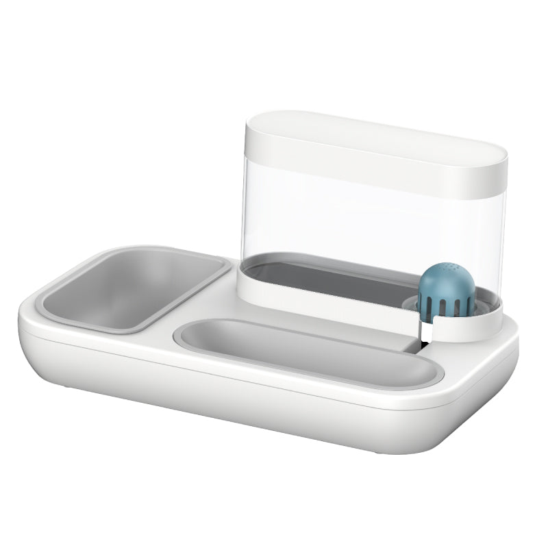 automatic pet cat feeder water dispenser - 0 - CJ - White - CJJJCWMY01159 - White