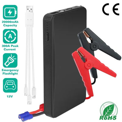 12V Car Jumper Starter 360A Peak 20000mAh Battery Charger Power Bank - 5 - cjdropshipping
