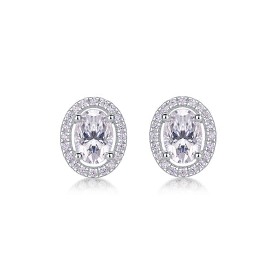 1Phantom Night - Fashionable And Luxurious Diamond Jewelry Set With Moissanite S925 Sterling Silver And Platinum - plated Stud Earrings Prohibit TikTok sales - 5 - CJ
