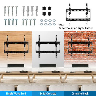 1Pc TV Wall Mount Tilt Dual Arm TV Mount Brackets Maximum VESA 400x400mm For 26 - 55in TVs - 5 - CJ