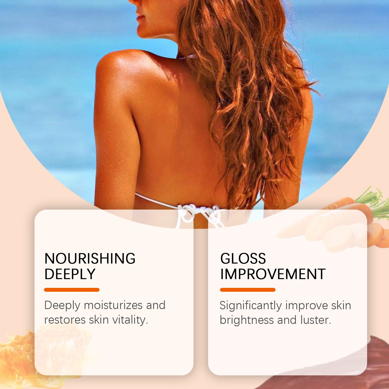 Wiyun Quick Tanning Gel, Tanner Repair Gel Bronzer Tanner Moisturizing And Nourishing Gel - 5 - CJ