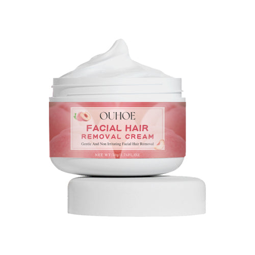 Ouhoe Peach Hair Removal Cream Gentle Non - Irritant Cleaning Ladies Facial Lip Hair Quick Hair Removal Cream - 5 - CJ