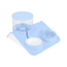 Pet feeder double bowl - 0 - CJ - Blue - CJJJCWGY02825 - Blue