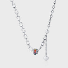 Colorful Zirconium Pendant Sweater Necklace Multi Layer Splicing Round Brand Advanced Heavy Industry Design Sweater Collar Chain - 4 - CJ